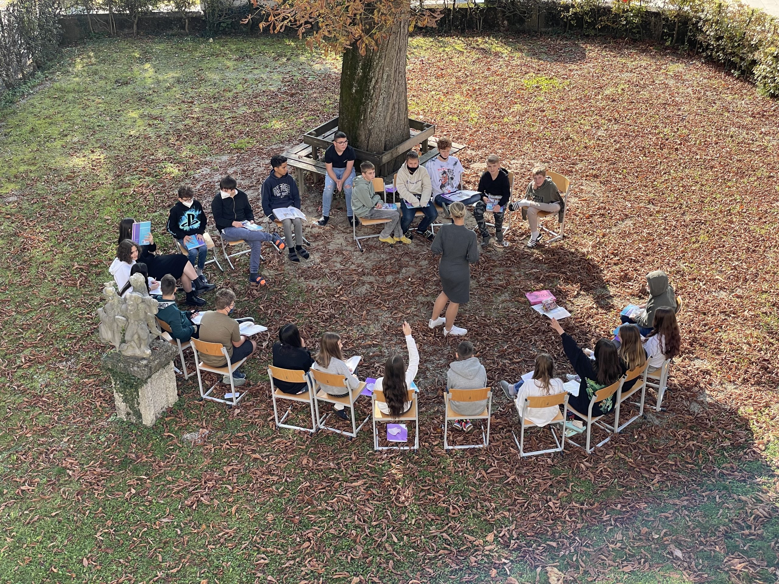 Herbstliches Klassenzimmer