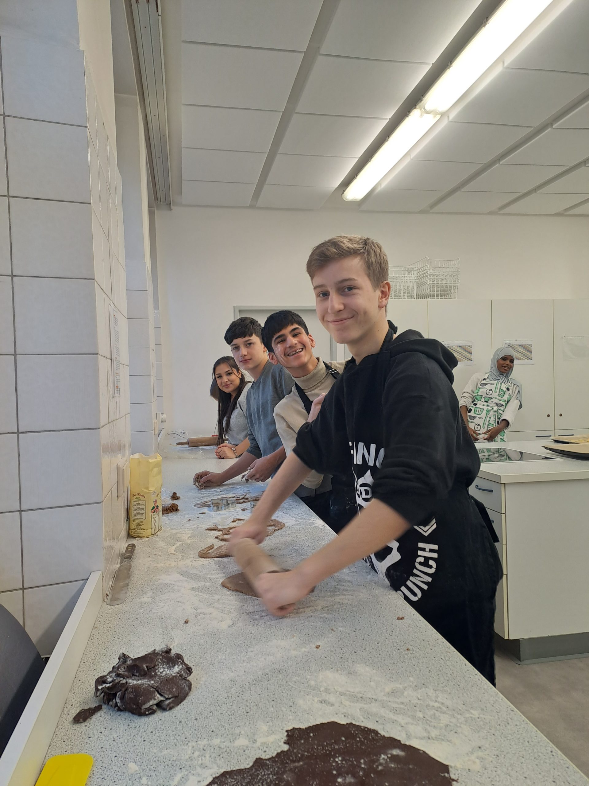 In der Weihnachtsbäckerei …